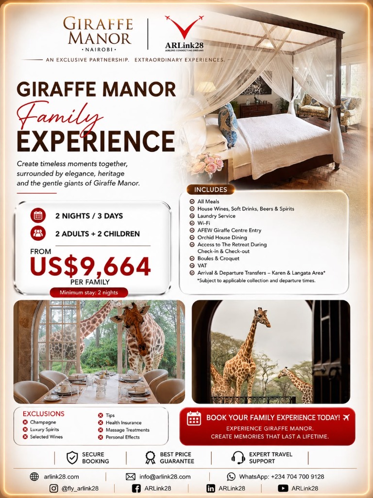 Giraffe Manor Family Experience