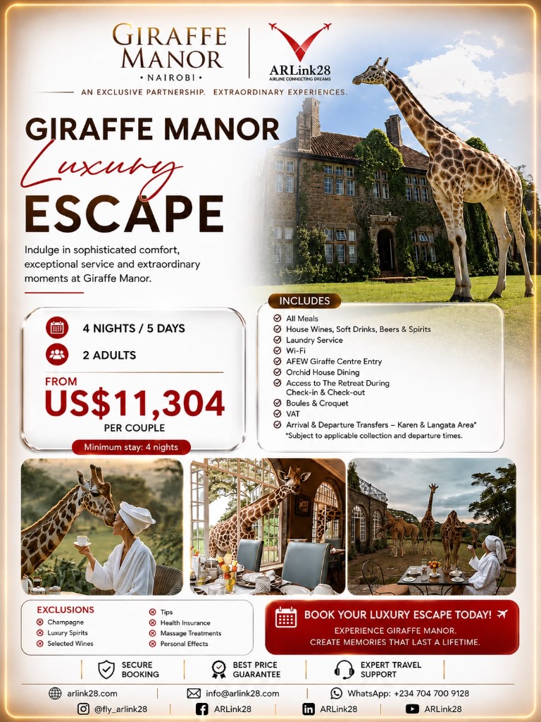 Giraffe Manor Luxury Escape