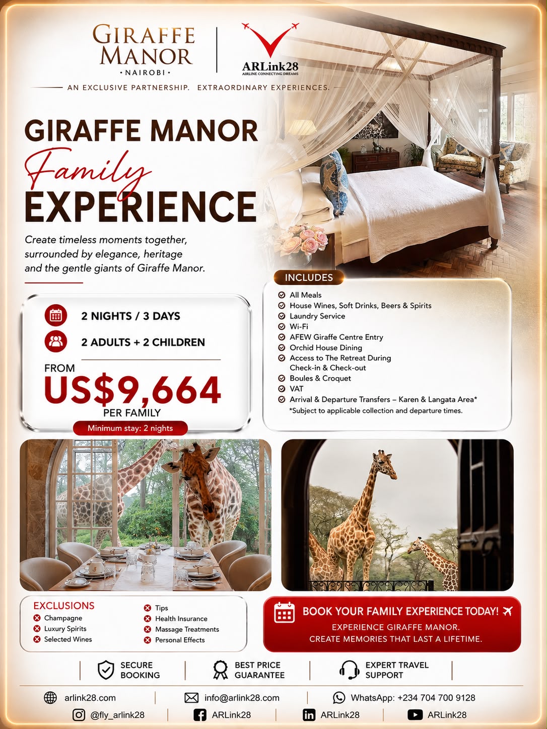 Giraffe Manor Family Experience